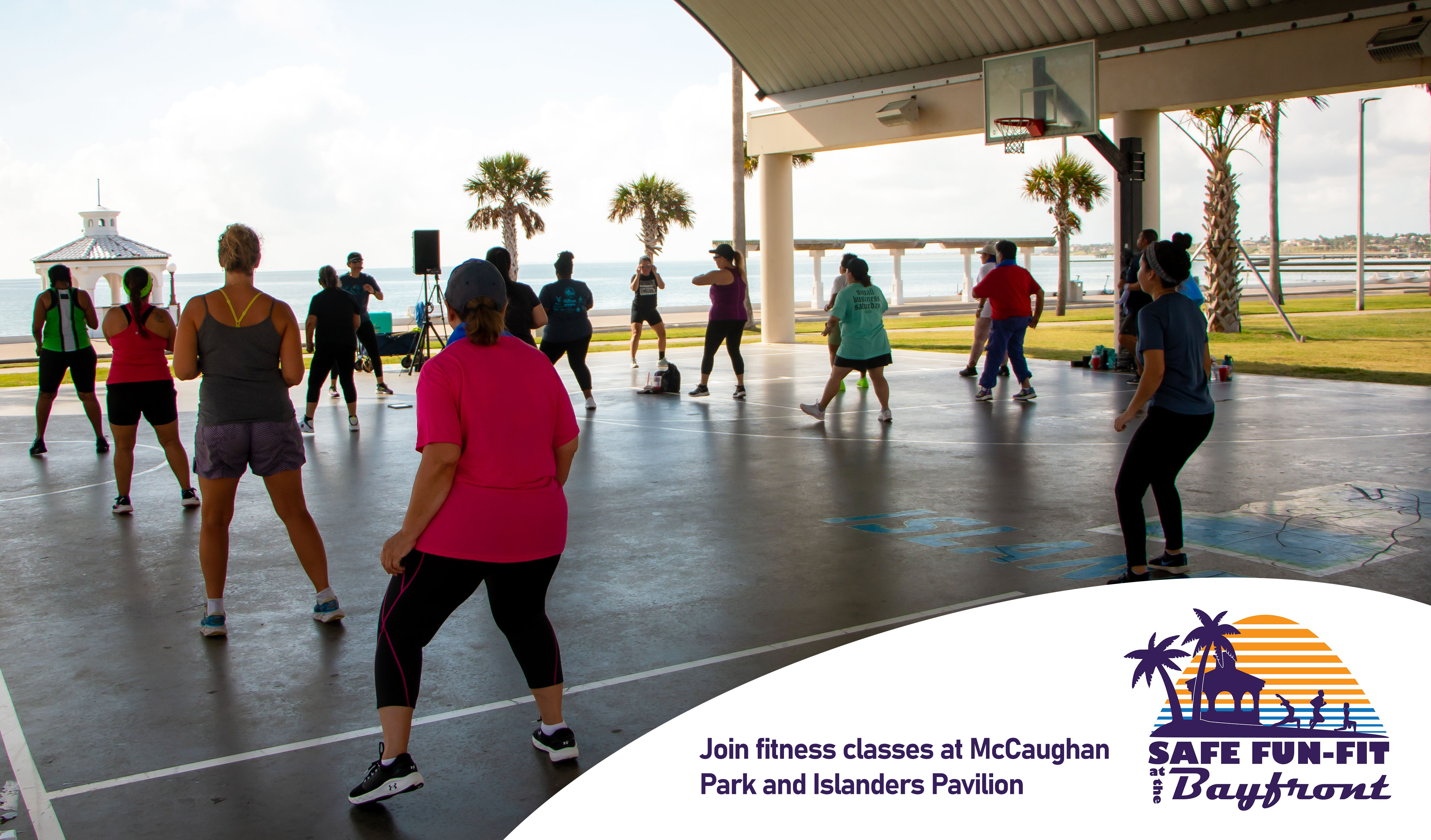 fitness class at The Water's Edge