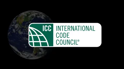  International Code Council Logo in front of Earth