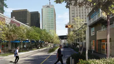 Architectural Rendering of Uptown Corridors