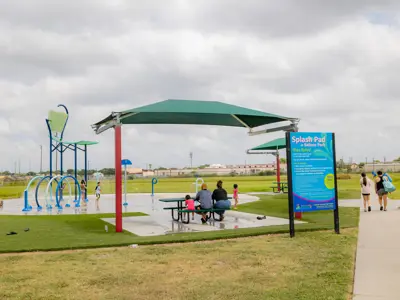 Picnic Tables at Salinas Park Splash Pad