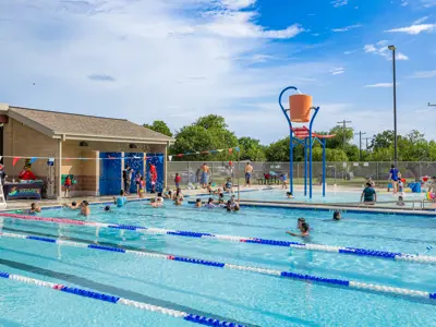 Collier Pool Swim Lanes