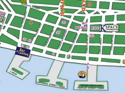 Bayfront Art Brochure and Map