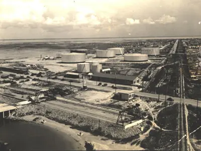 historic photo of Corpus Christi landscape